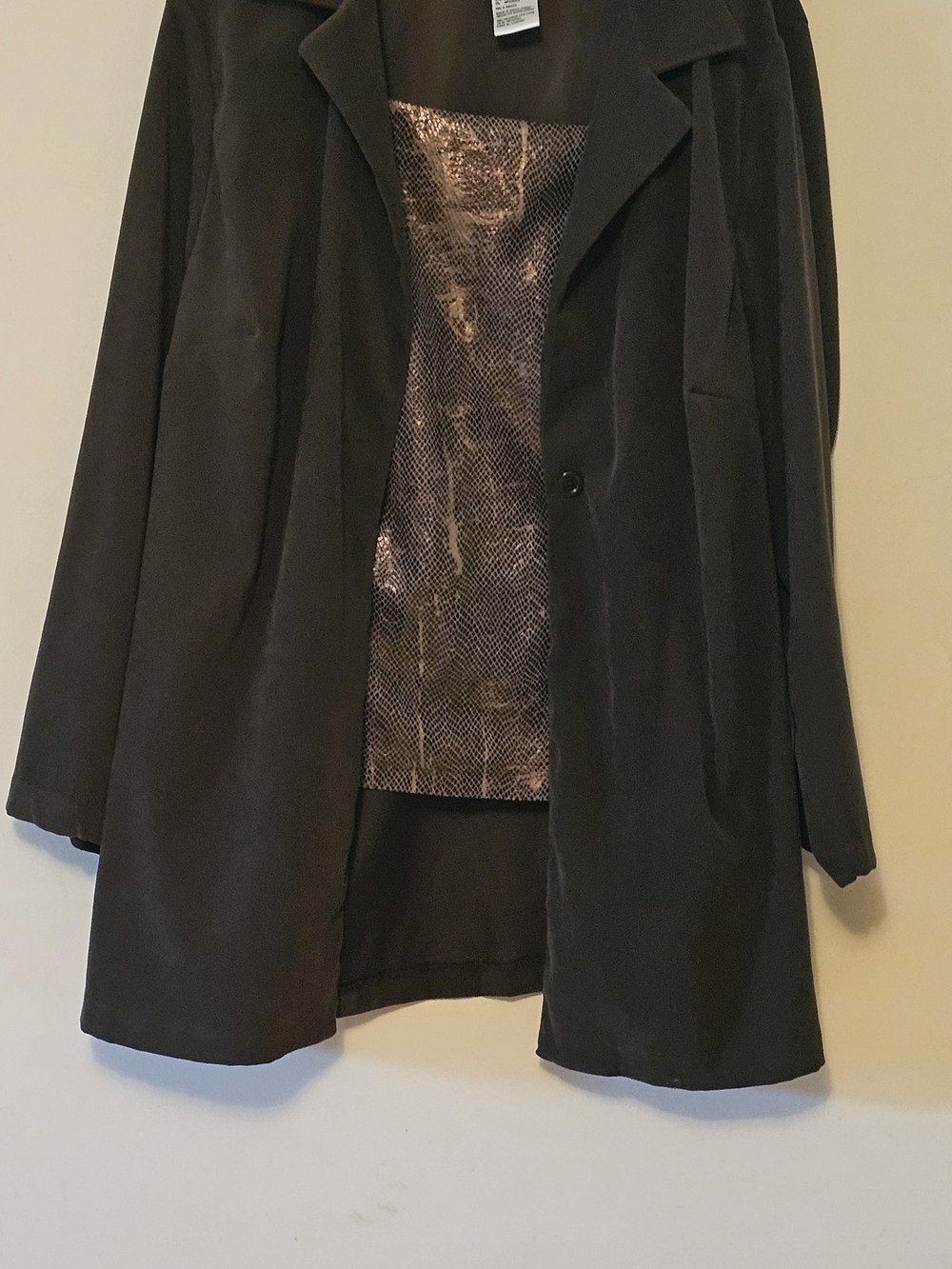 Women's  Olive Green Blazer Jacket - Classic Tailored Look